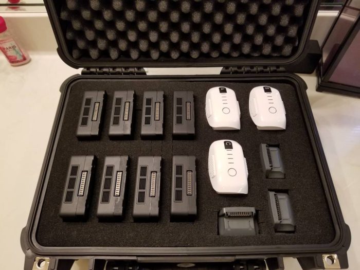 walizka na akumulatory do drona 3 case
