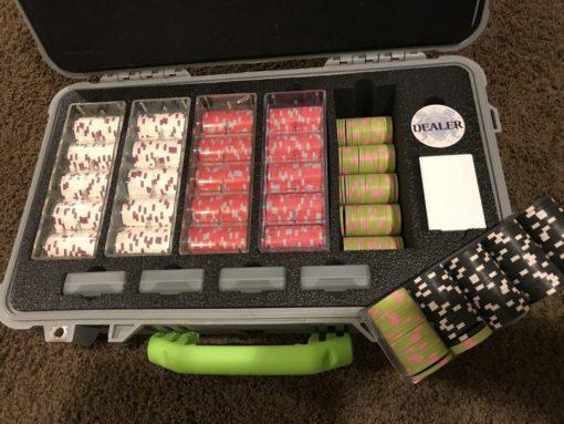 walizka na żetony do pokera