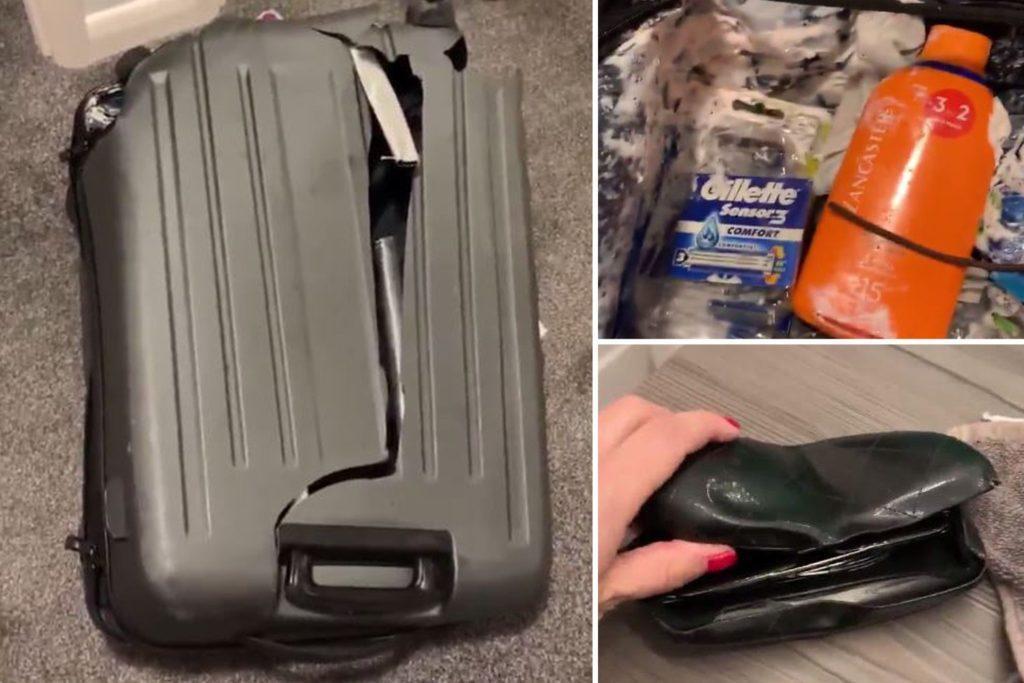 uszkodzona walizka dobre walizki podróżne na kółkach