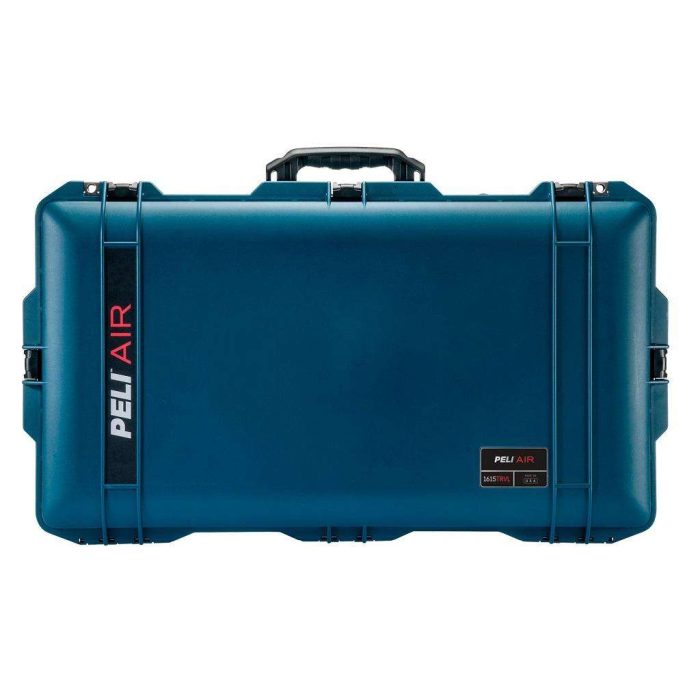najmocniejsza niebieska duża walizka na kółkach rejestrowana Peli Air 1615 z zamkiem TSA