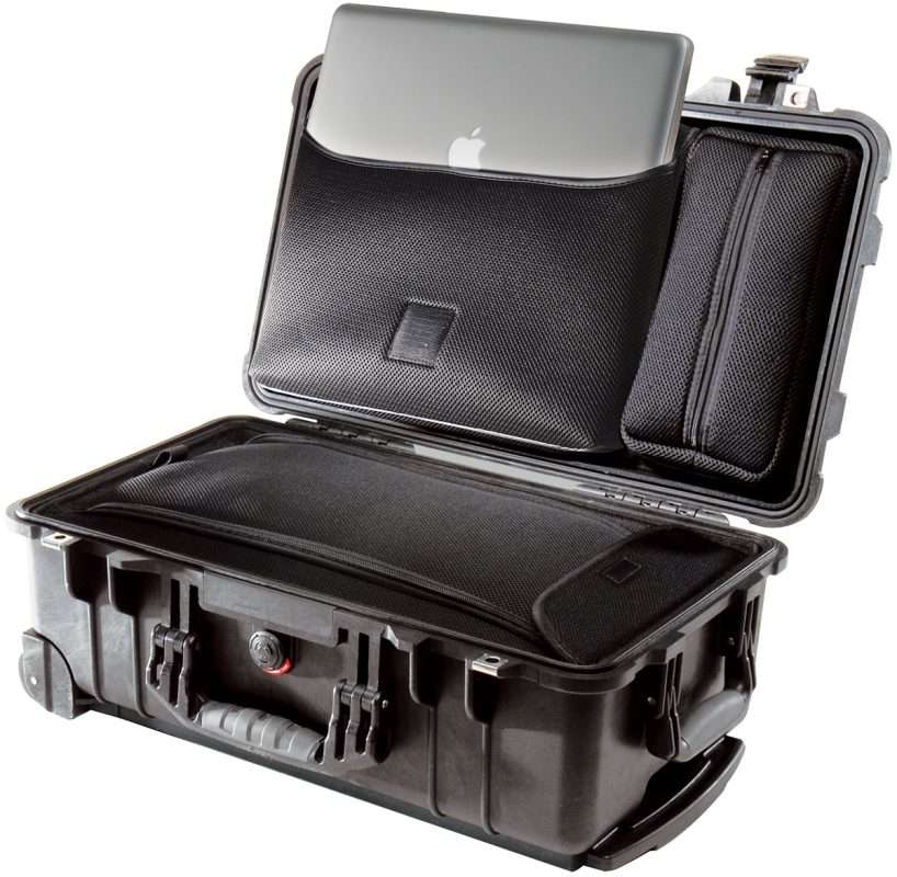 walizka kabinowa i kieszeń na laptopa