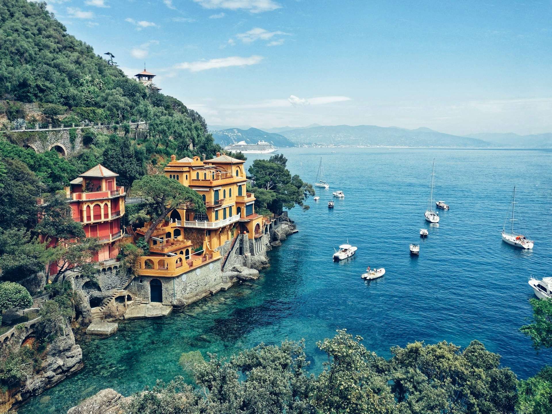 Portofino Włochy nurkowanie